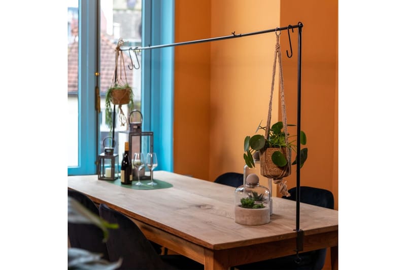 Esschert Design Dekorativ bordsstång med klämma svart - Möbler - Bord & matgrupper - Bordstillbehör