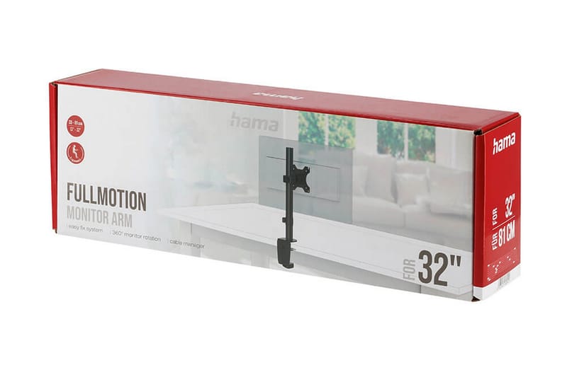 HAMA Monitorfäste För En Bildskärm Svart 13-32 - Möbler - Bord & matgrupper - Bordstillbehör