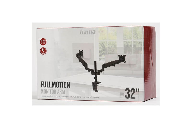 HAMA Monitorfäste För Två Bildskärmar 13- 32 - Möbler - Bord & matgrupper - Bordstillbehör