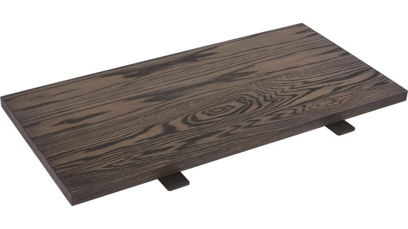 Tilläggsskiva Åsmark 100x50 cm, Mörkbrun