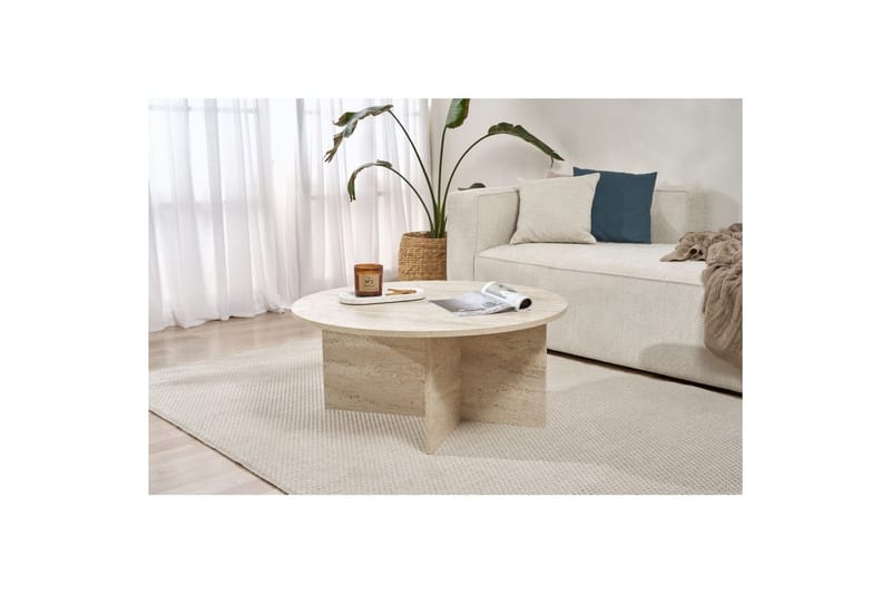 Boro Soffbord 90 cm - Beige - Möbler - Bord & matgrupper - Soffbord