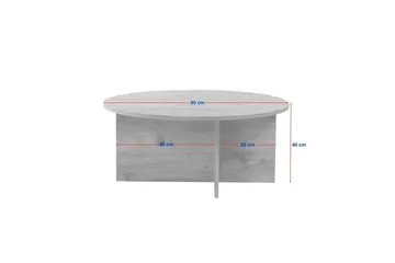 Boro Soffbord 90 cm - Brun - Möbler - Bord & matgrupper - Soffbord