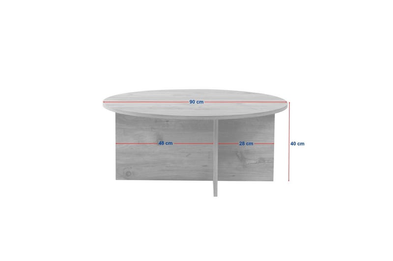 Boro Soffbord 90 cm - Natur - Möbler - Bord & matgrupper - Soffbord