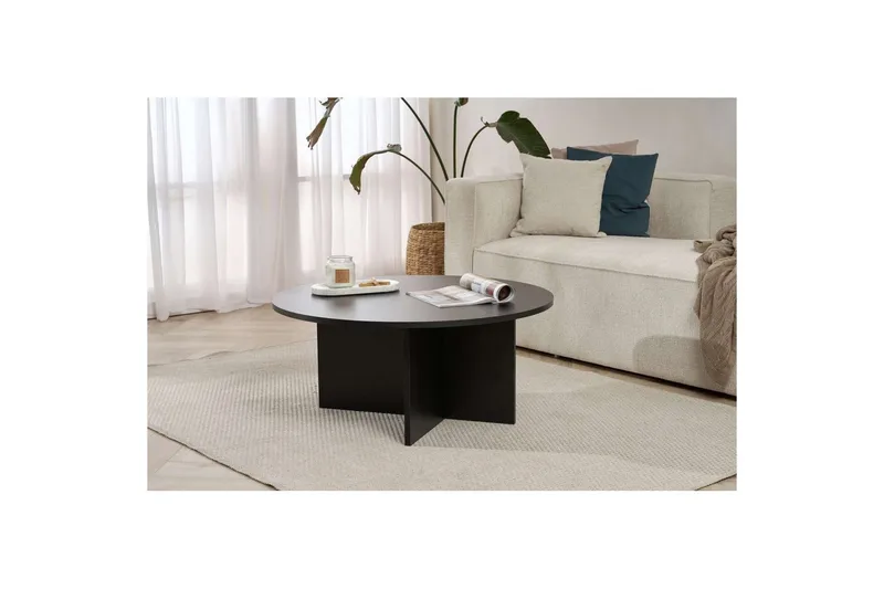 Boro Soffbord 90 cm - Svart - Möbler - Bord & matgrupper - Soffbord