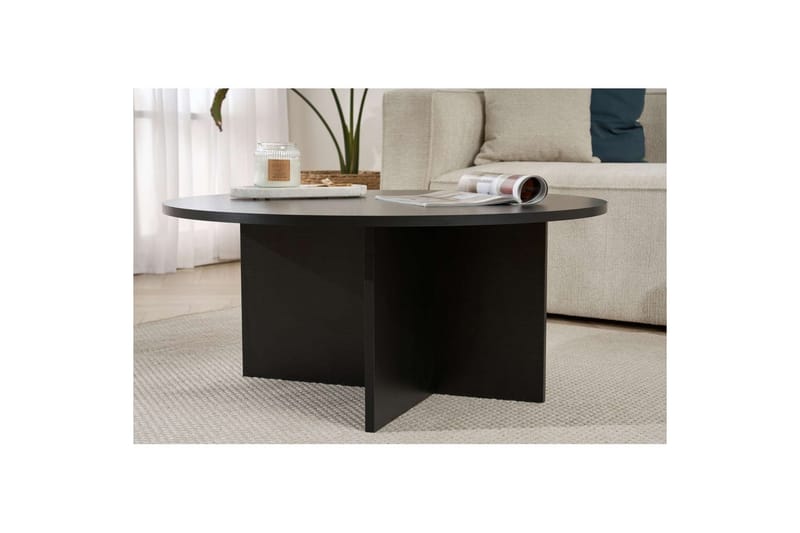 Boro Soffbord 90 cm - Svart - Möbler - Bord & matgrupper - Soffbord