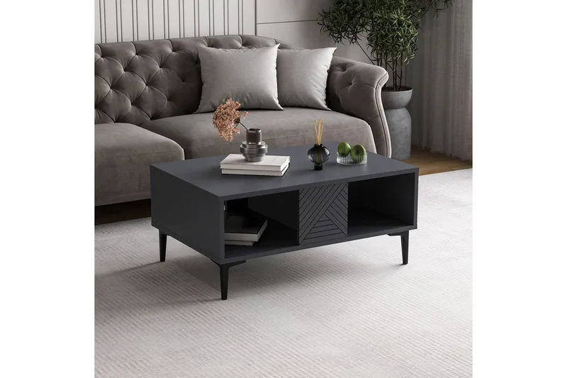 Botswana Soffbord 90 cm, Antracit