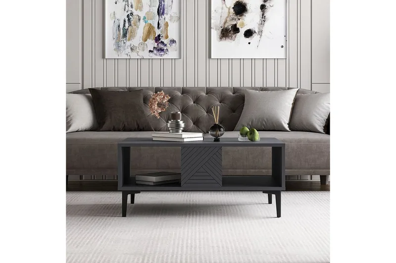 Botswana Soffbord 90 cm - Antracit - Möbler - Bord & matgrupper - Soffbord