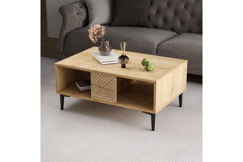 Botswana Soffbord 90 cm - Ek - Möbler - Bord & matgrupper - Soffbord