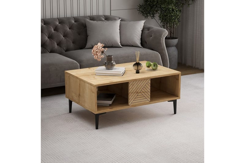 Botswana Soffbord 90 cm - Ek - Möbler - Bord & matgrupper - Soffbord