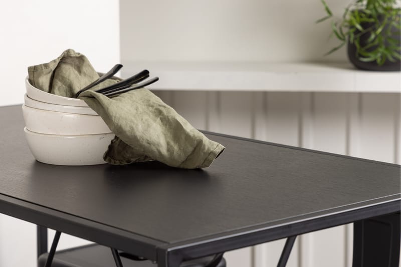 Brea Barbord 60x120 cm med 4 Tempe Stolar - Svart - Möbler - Bord & matgrupper - Barbord & ståbord
