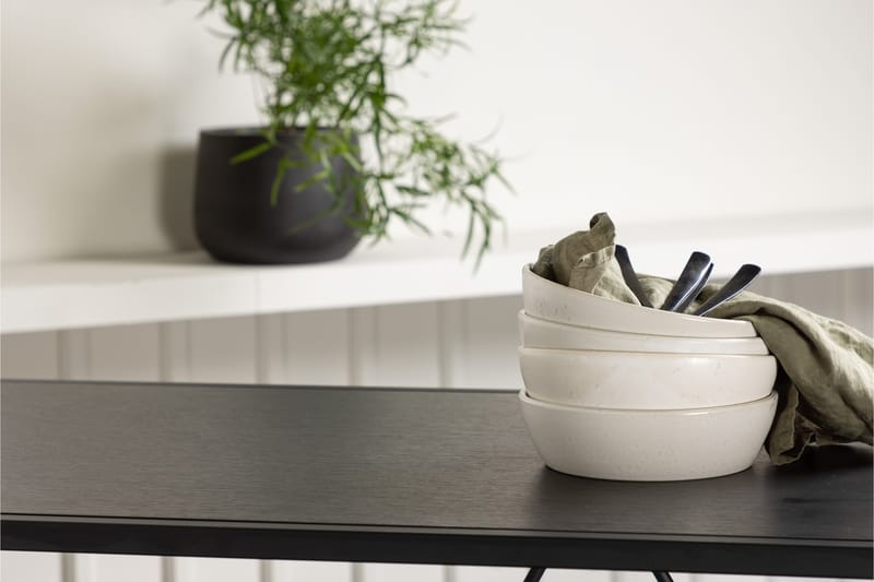 Brea Matgrupp 120 cm Rektangulär med 4 Tempe stolar - Svart - Möbler - Bord & matgrupper - Matgrupper
