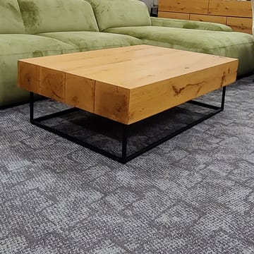 Bronte Soffbord 120 cm i Ek - Brun|Svart - Möbler - Bord & matgrupper - Soffbord