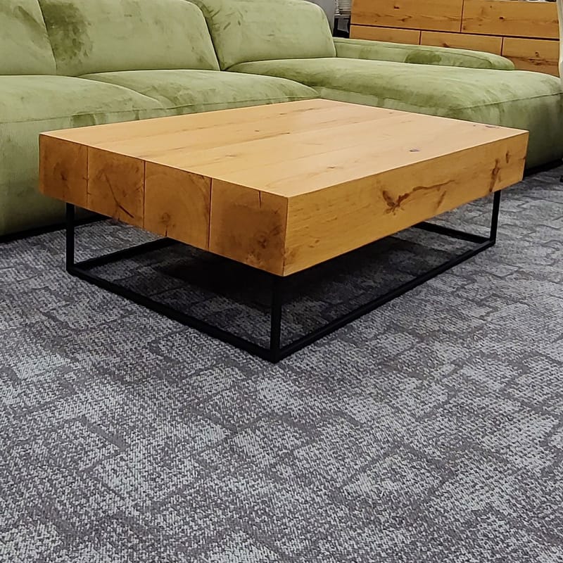 Bronte Soffbord 120 cm i Ek - Brun|Svart - Möbler - Bord & matgrupper - Soffbord