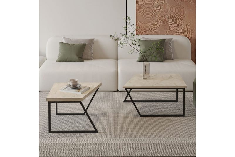 Bulskoll Soffbord 120 cm - Travertine - Möbler - Bord & matgrupper - Soffbord