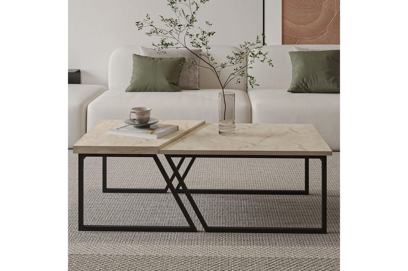 Bulskoll Soffbord 120 cm - Travertine - Möbler - Bord & matgrupper - Soffbord