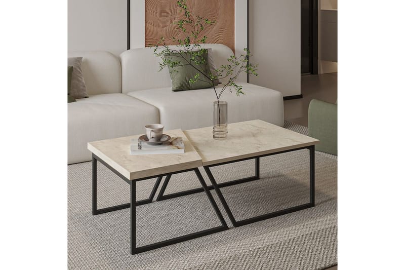 Bulskoll Soffbord 120 cm - Travertine - Möbler - Bord & matgrupper - Soffbord