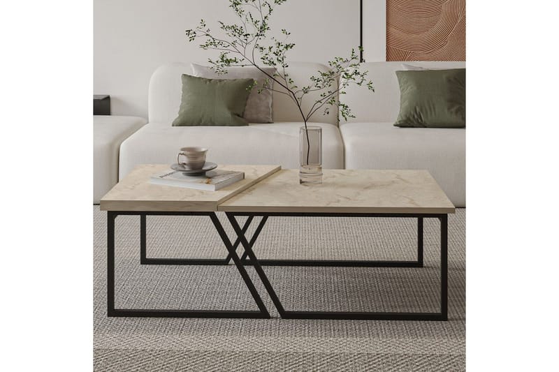 Bulskoll Soffbord 120 cm - Travertine - Möbler - Bord & matgrupper - Soffbord