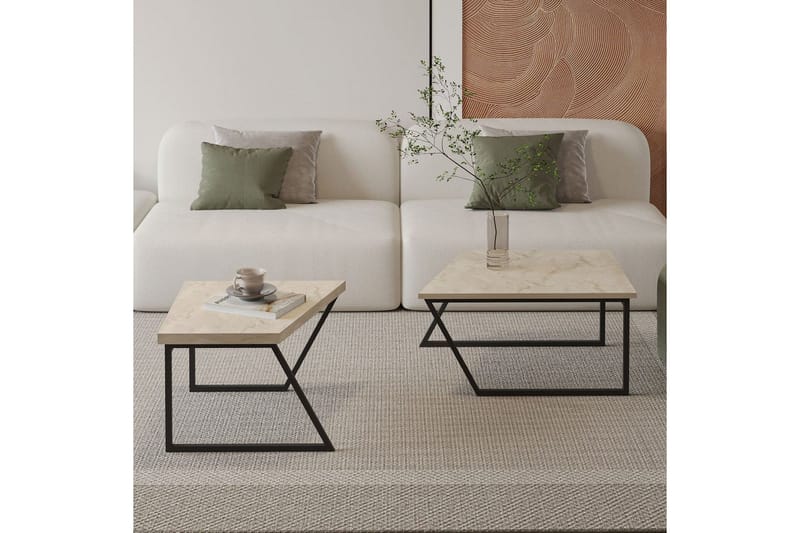 Bulskoll Soffbord 120 cm - Travertine - Möbler - Bord & matgrupper - Soffbord