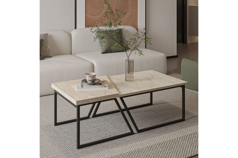 Bulskoll Soffbord 120 cm - Travertine - Möbler - Bord & matgrupper - Soffbord