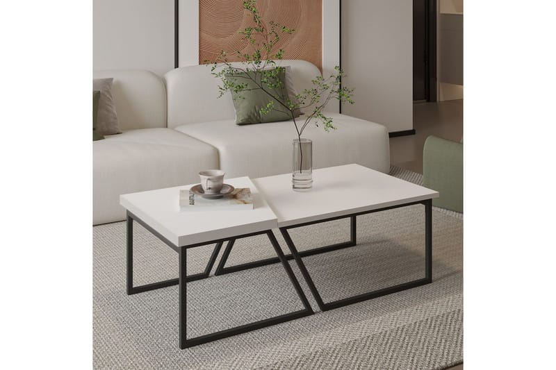 Bulskoll Soffbord 120 cm - Vit - Möbler - Bord & matgrupper - Soffbord