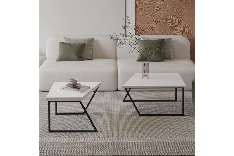 Bulskoll Soffbord 120 cm - Vit - Möbler - Bord & matgrupper - Soffbord