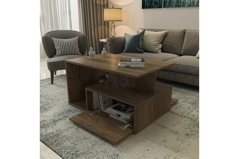 Bulvari Soffbord 90 cm - Valnöt - Möbler - Bord & matgrupper - Soffbord