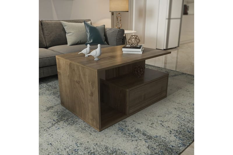 Bulvari Soffbord 90 cm - Valnöt - Möbler - Bord & matgrupper - Soffbord