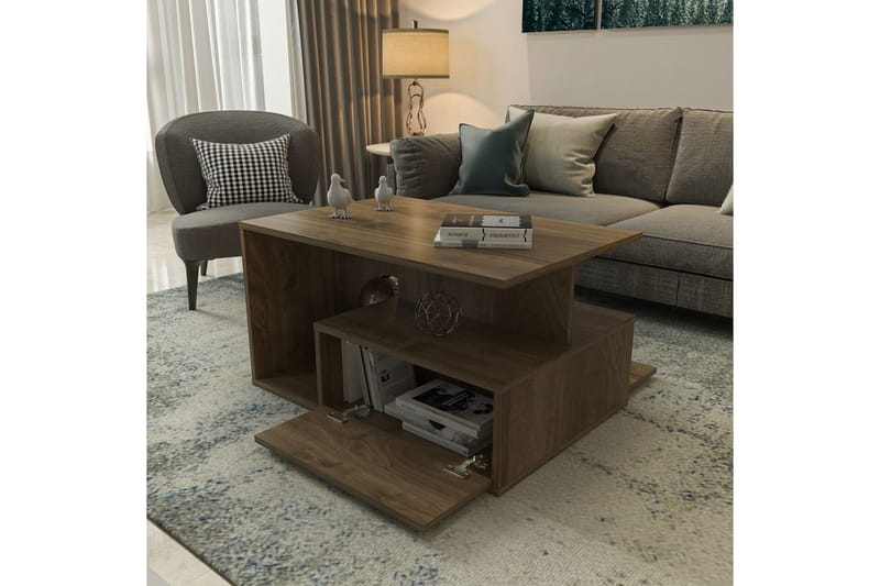 Bulvari Soffbord 90 cm - Valnöt - Möbler - Bord & matgrupper - Soffbord