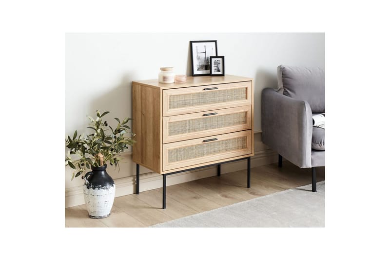 Byrå Pasco med 3 lådor - Förvaring - Förvaringsmöbler - Byrå - Hallbyrå