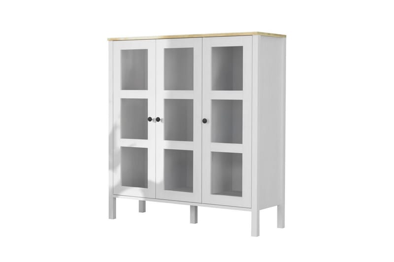 Cadrel Bokhylla 112 cm, Natur/Vit