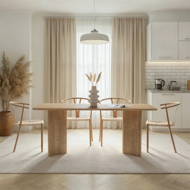 Cadron Matbord 180 cm Rektangulär - Honungsek - Möbler - Bord & matgrupper - Matbord & köksbord