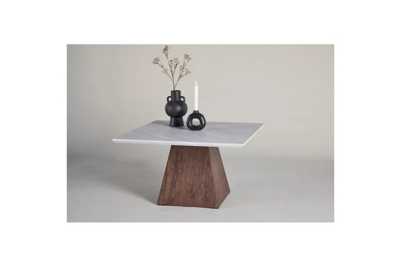 Cael Soffbord 80x80 cm - Ljusgrå - Möbler - Bord & matgrupper - Soffbord