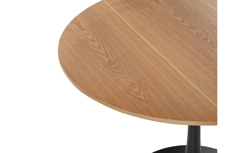 Calmar Matbord 90 cm Rund - Ljusbrun/Svart - Möbler - Bord & matgrupper - Matbord & köksbord