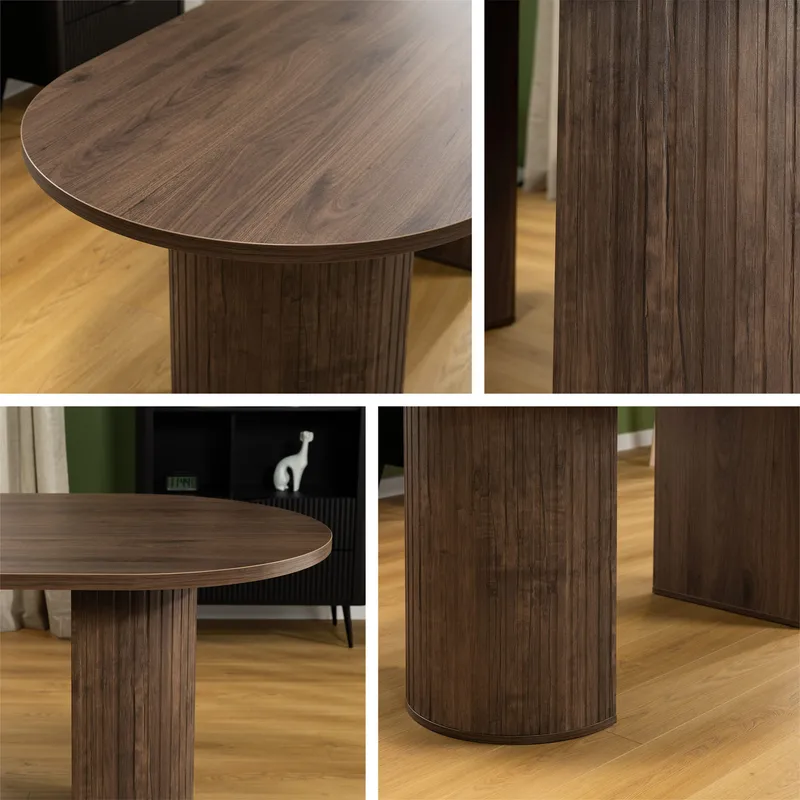 Calvion Matbord 90x75 cm - Travertin, beige - Möbler - Bord & matgrupper - Matbord & köksbord