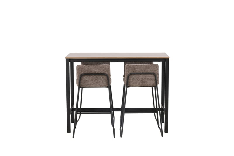 Camden Barbord 60x120 cm med 4 Bisbee Stolar - Mörkgrå - Möbler - Bord & matgrupper - Barbord & ståbord