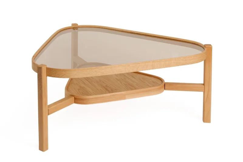 Capella Soffbord 95x48x95 cm - Ek transparent - Möbler - Bord & matgrupper - Soffbord