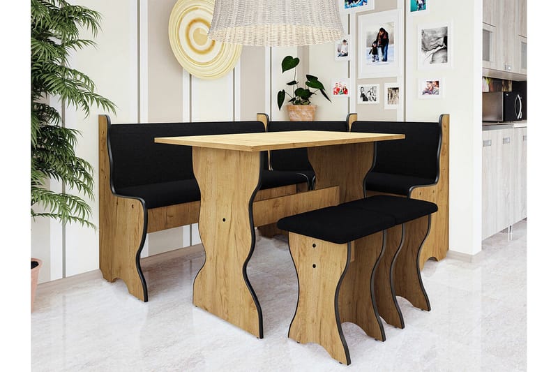 Carnew Köksskåp - Svart - Möbler - Bord & matgrupper - Matgrupper