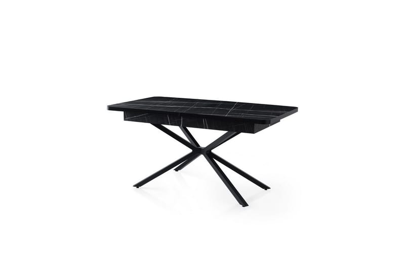 Cassel Matbord 160 cm Rektangulär - Svart/Vit - Möbler - Bord & matgrupper - Matbord & köksbord