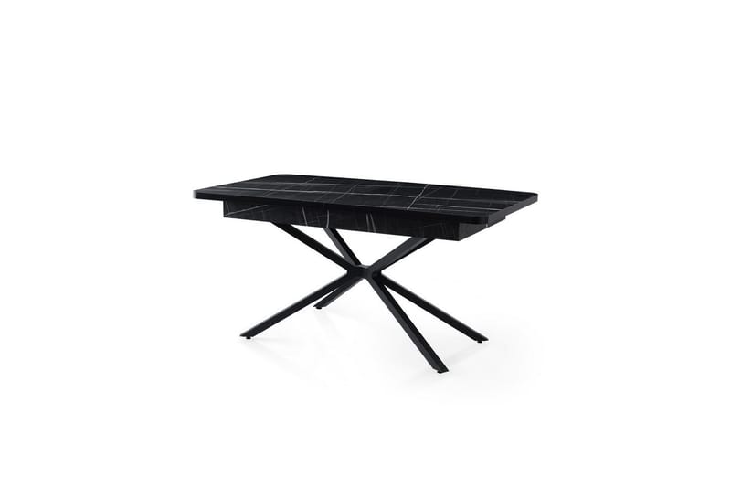 Cassel Matbord 160 cm Rektangulär - Svart/Vit - Möbler - Bord & matgrupper - Matbord & köksbord