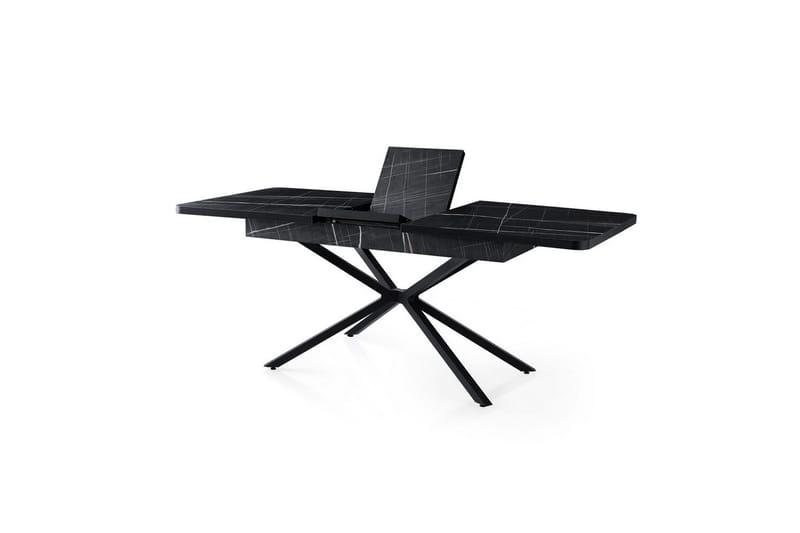 Cassel Matbord 160 cm Rektangulär - Svart/Vit - Möbler - Bord & matgrupper - Matbord & köksbord