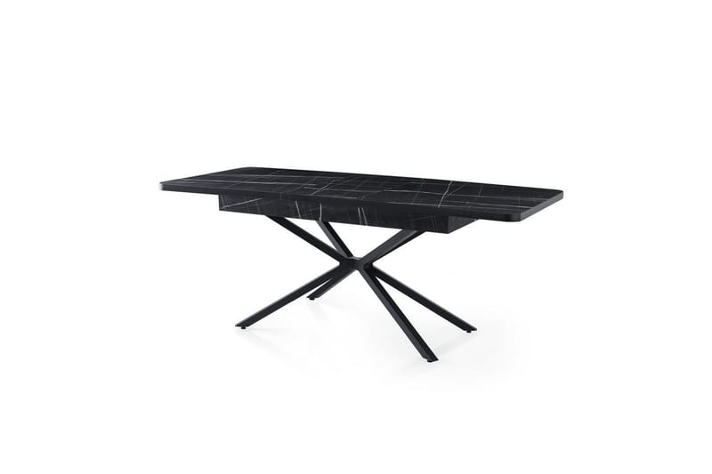 Cassel Matbord 160 cm Rektangulär - Svart/Vit - Möbler - Bord & matgrupper - Matbord & köksbord