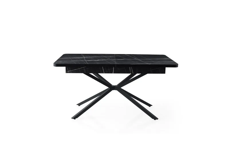 Cassel Matbord 160 cm Rektangulär - Svart/Vit - Möbler - Bord & matgrupper - Matbord & köksbord