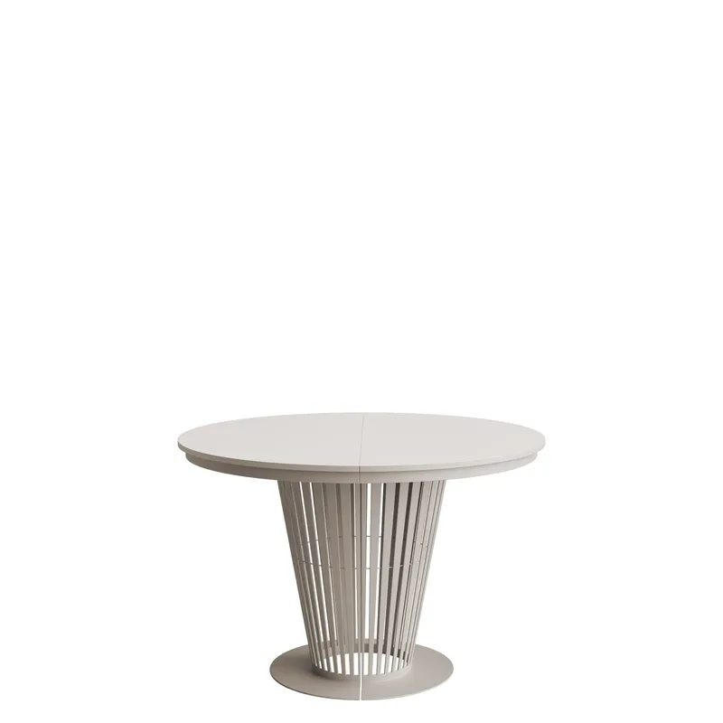 Cedra Runt Matbord 120-196 cm - beige - Möbler - Bord & matgrupper - Matbord & köksbord