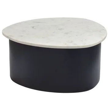 Cedrik Soffbord med marmorskiva - vit / svart - Möbler - Bord & matgrupper - Soffbord