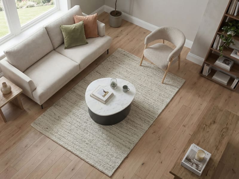 Cedrik Soffbord med marmorskiva - vit / svart - Möbler - Bord & matgrupper - Soffbord
