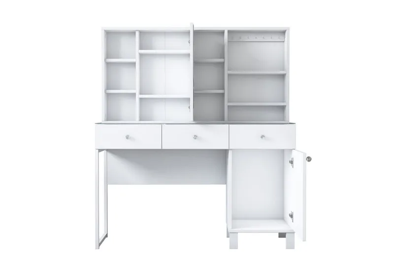 Ceris Sminkbord 120 cm, Vit