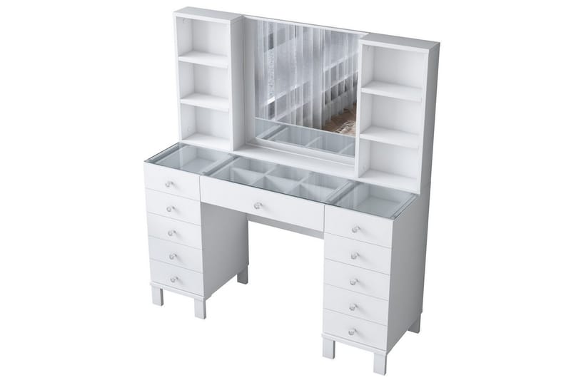 Ceylon Sminkbord 120 cm - Vit - Möbler - Bord & matgrupper - Sminkbord & toalettbord