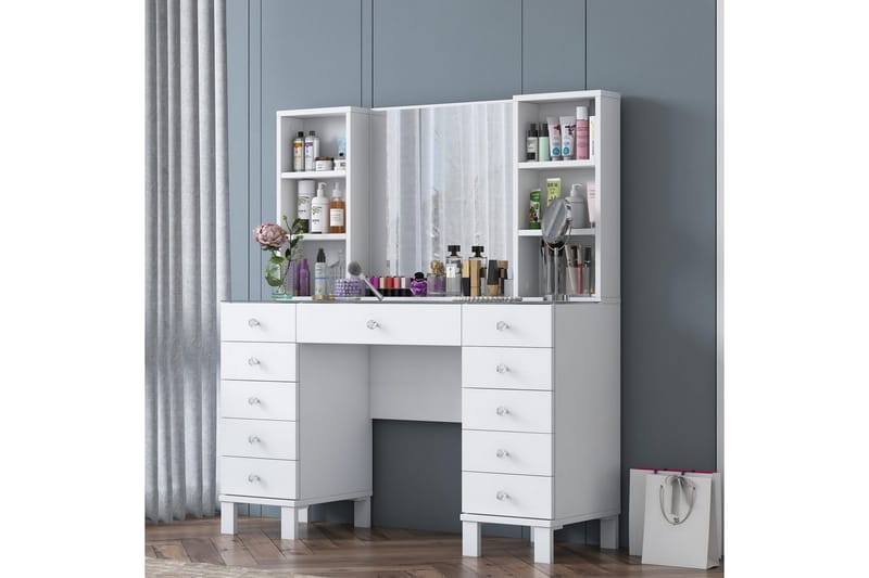Ceylon Sminkbord 120 cm - Vit - Möbler - Bord & matgrupper - Sminkbord & toalettbord
