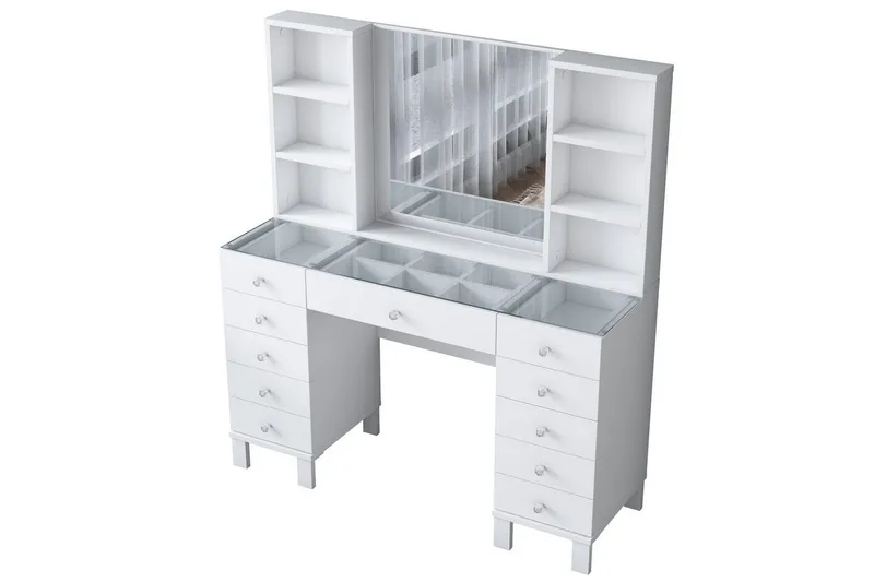 Ceylon Sminkbord 120 cm - Vit - Möbler - Bord & matgrupper - Sminkbord & toalettbord