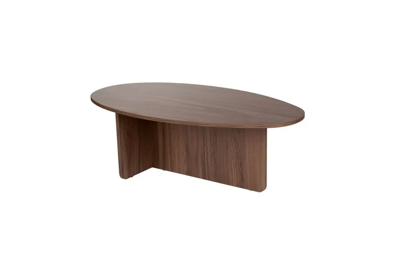 Ceyra Ovalt Soffbord 120 cm i Trä - Brun - Möbler - Bord & matgrupper - Soffbord